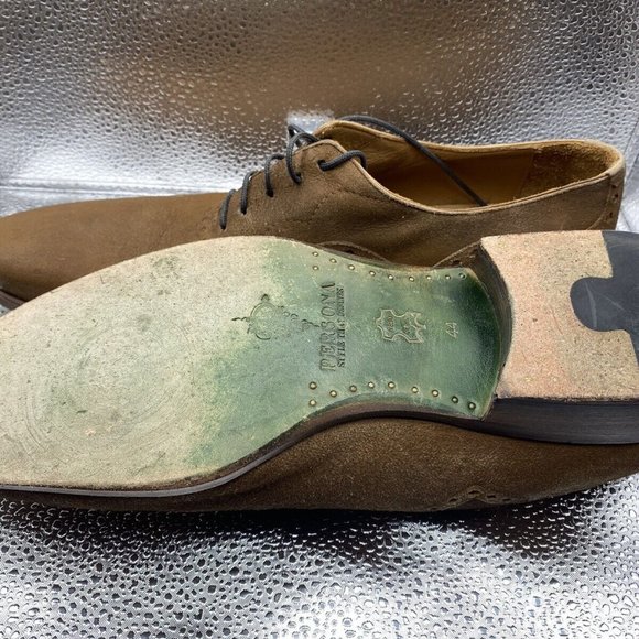 PERSONA BRAND NUBUCK OXFORDS BROWN SIZE 44 / 11 PRE-LOVED main image 3